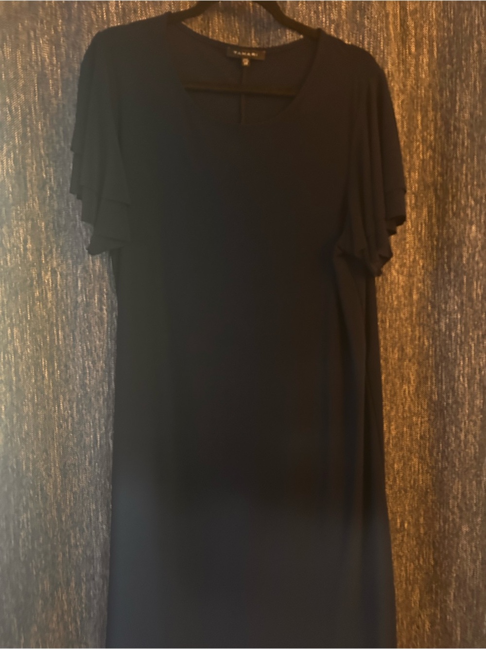 Blue Tahari Women's Ruffle Sleeve Top - Classic Elegant Style